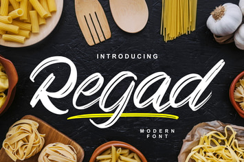 Regad | Modern Food Font