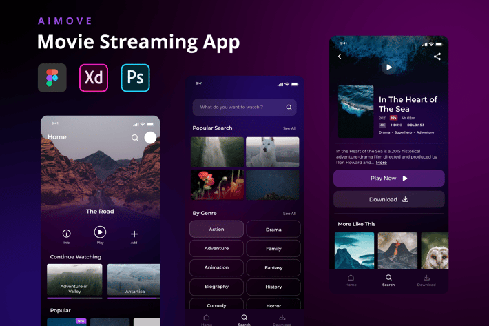 Aimove - Movie Streaming App