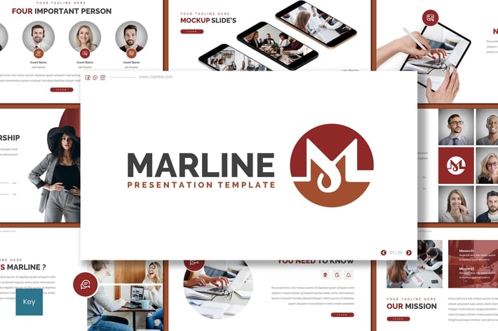 Marline - Business Keynote Template