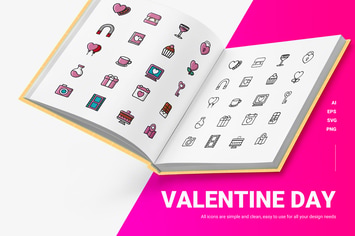 Valentine Day - Icons