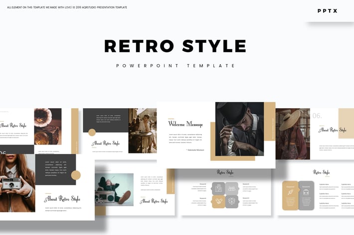 Retro Style - Powerpoint Template