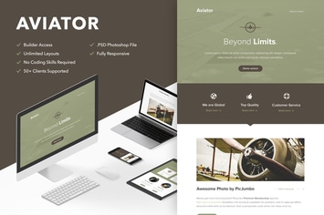 Aviator - Responsive Email + Themebuilder Access