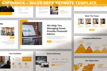 GoFinance - Sales Deck Keynote Template