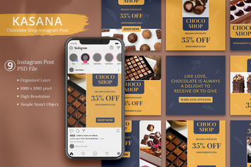 Kasana - Chocolate Shop Instagram Post