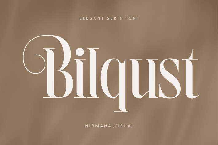 Bilqust - Elegant Logo Font