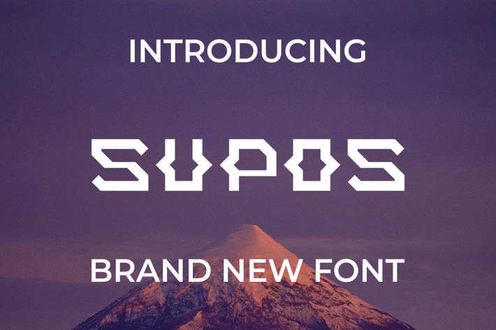 SUPOS Font