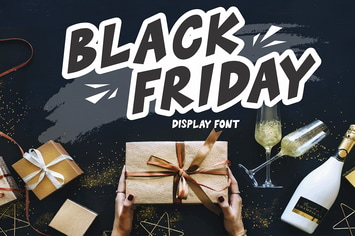 Black Friday Font - Motion Font