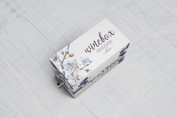 Paper Wine Box Mockup