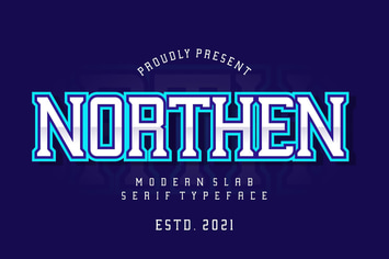 NORTHEN SLAB SERIF TYPEFACE
