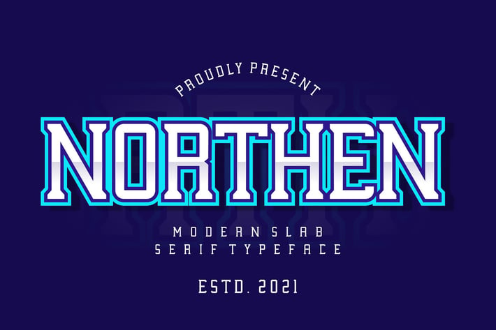 NORTHEN SLAB SERIF TYPEFACE