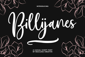 Billijanes Casual Script Font