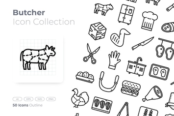 Butcher Outline Icon