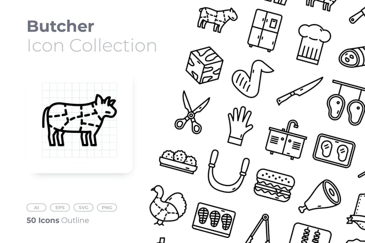 Butcher Outline Icon