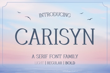 Carisyn – Serif Font Family