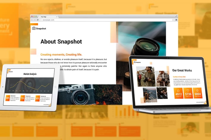 Snapshot - Photography Google Slides Template