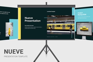 Nueve - Yellow Tone Business Keynote