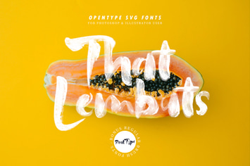 That Lembuts SVG & Brush Fonts