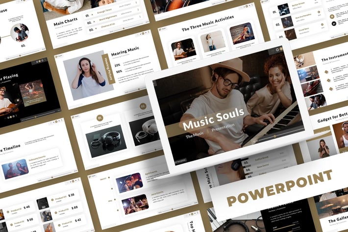 Music Souls - Powerpoint Template