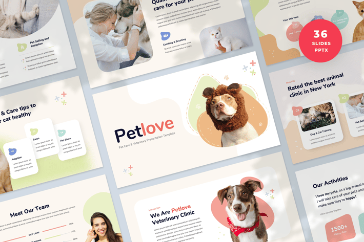 Pet Care Presentation PowerPoint Template