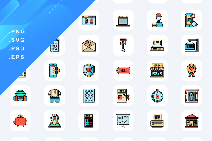 Online Shopping Icons