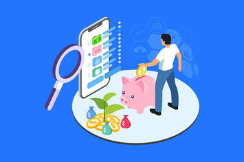 Diversify Investment Isometric Illustration - TU	