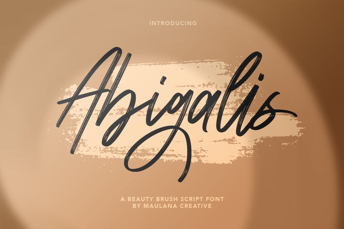 Abigalis Beauty Brush Script Font