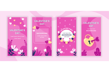 Valentines Day Instagram Stories Social Template