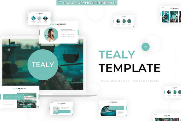 Tealy - Keynote Template