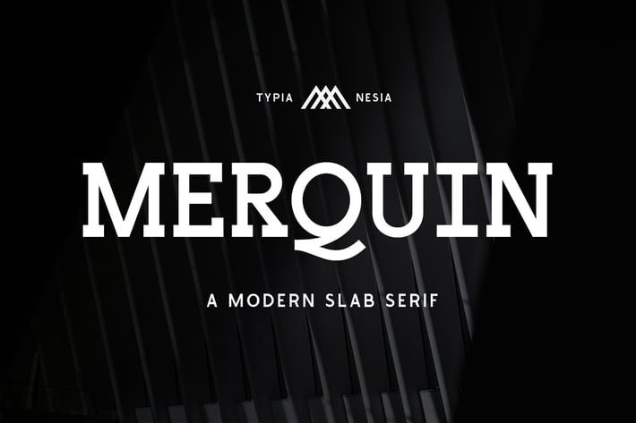 Merquin - Sport and Modern Bold Slab Serif