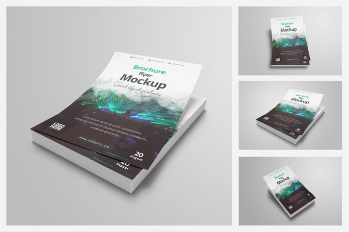 Flyer Mockup A4 Sizes