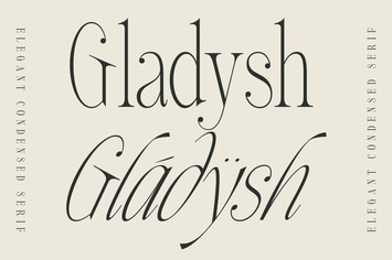 Gladysh | Elegant Condensed serif