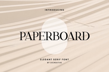 Paperboard Elegant Serif Font