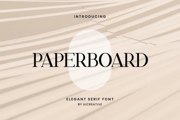 Paperboard Elegant Serif Font