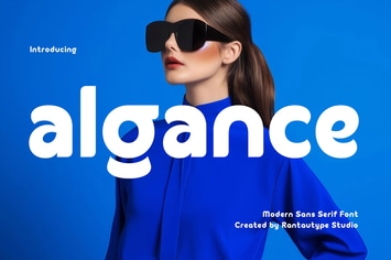 Algance Modern Sans Serif Font