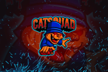 Cat Squad - Esports & Mascot Logo Template
