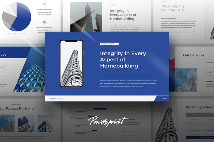 Tower - Business Pitch Powerpoint Template