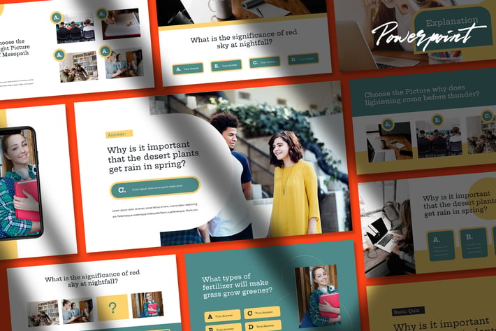 Quizy - Quiz theme Powerpoint Template