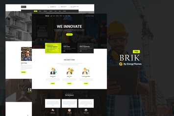 Brik - Construction & Building PSD Template