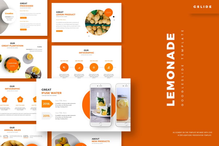 Lemonade - Google Slides Template