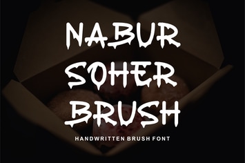 NaburSoherBrush - Font