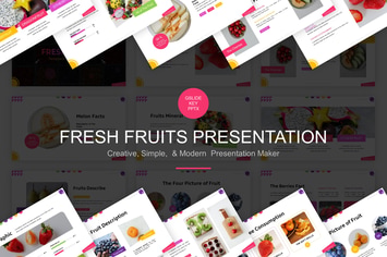 Fresh Fruits Presentation Template