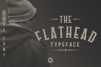 Flathead Typeface|Vintage Font