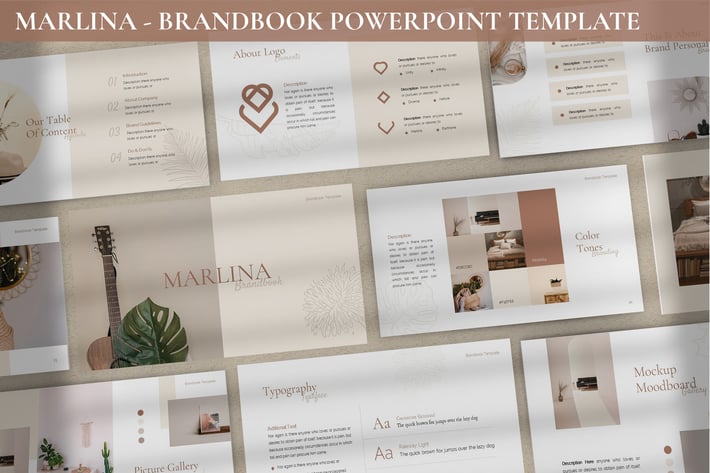 Marlina - Brandbook Powerpoint Template