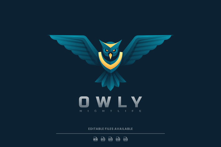 Owl Gradient Logo