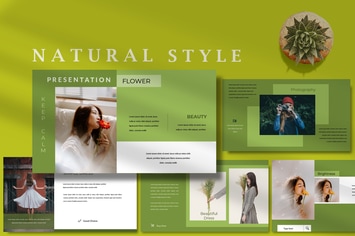 Fashion Natural Style - Fresh Powerpoint Template