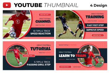 Soccer Training Youtube Thumbnail Template