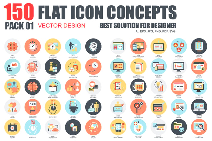 Flat icons