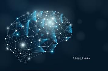 Technology Brain Background