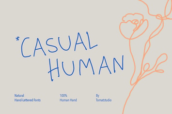 Casual Human Fonts