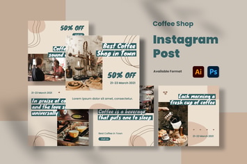 Coffee Shop Instagram Post